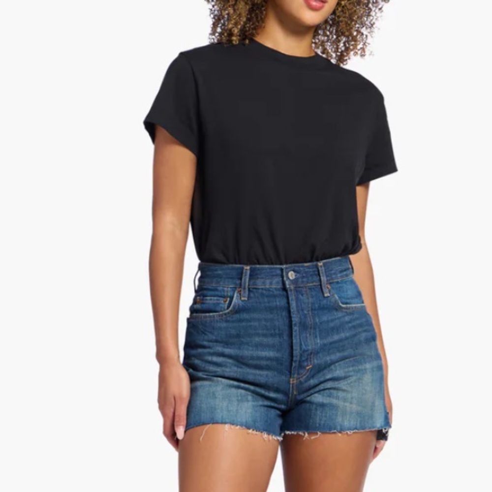 Classic Black Women's Bodysuit Top - Picture 4 of 4